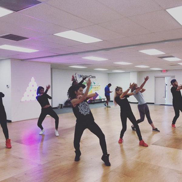 Dancers on a Multi Style Dance Floor